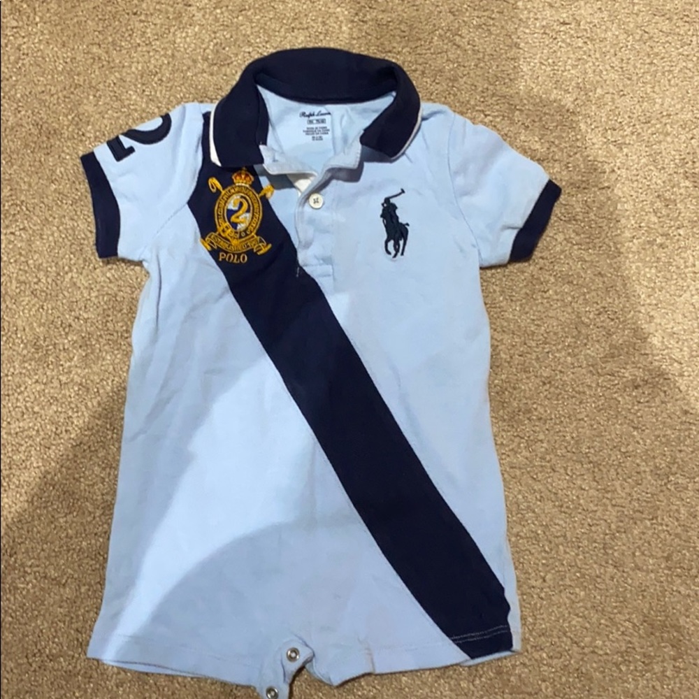 Ralph Lauren polo onesie for boys